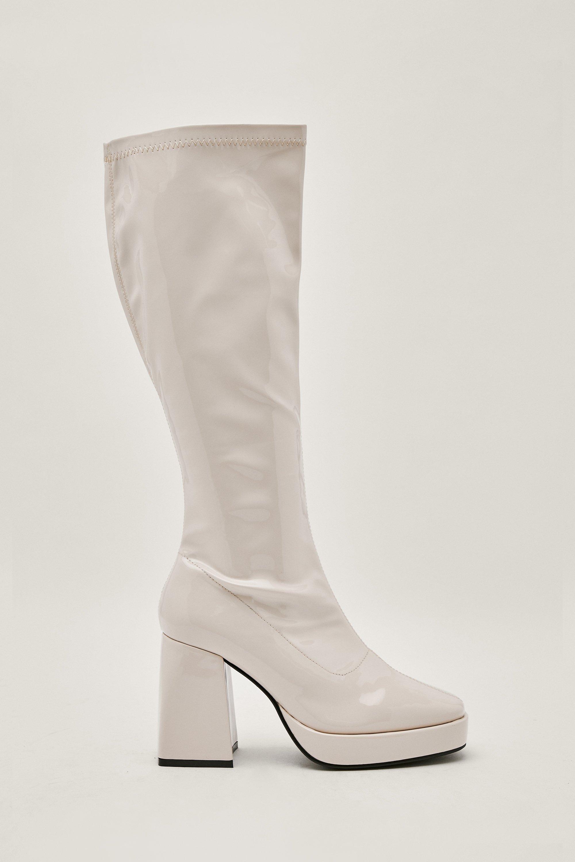 Nasty gal patent boots sales